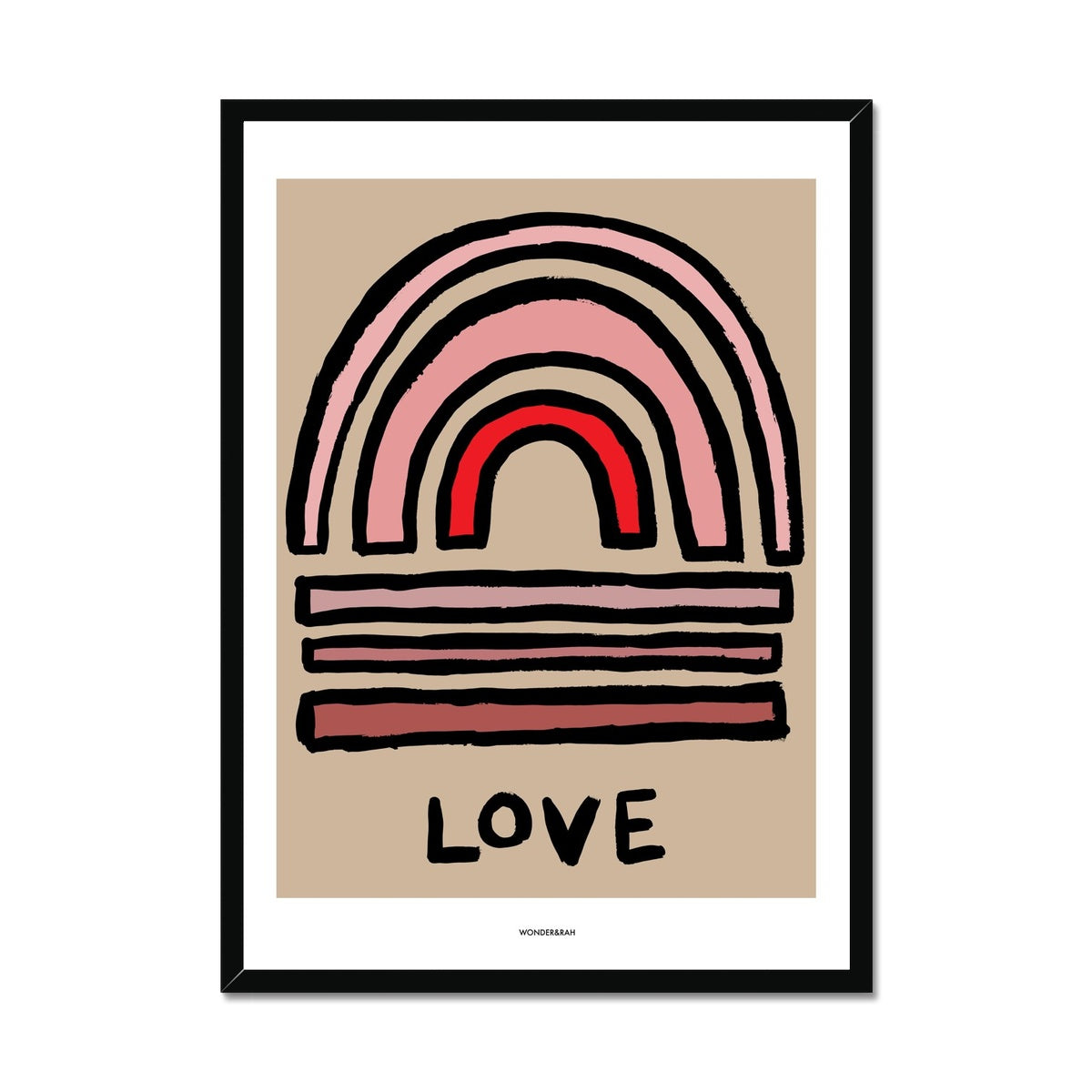 Love Abstract Print