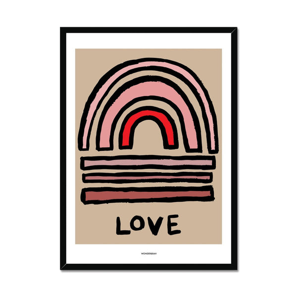 Love Abstract Print
