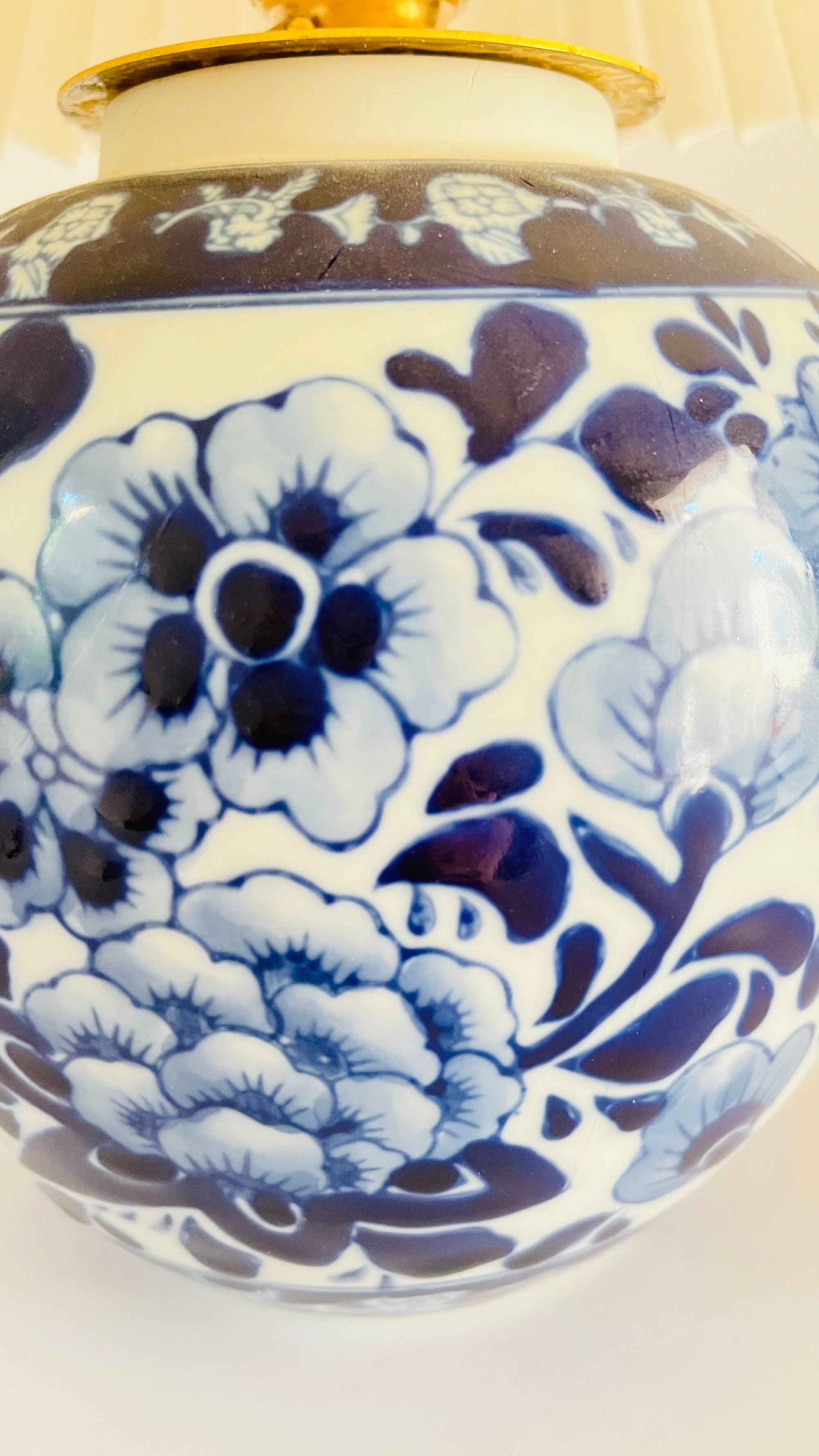 Antique Flower Lamp