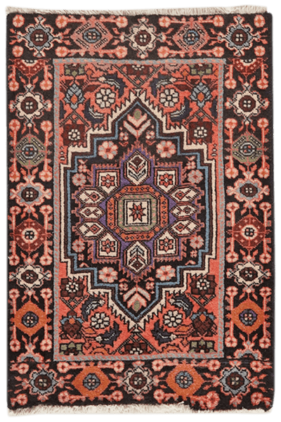 Goltuk — Hand-knotted, 46x66 cm, Red, 100% Virgin Wool | Main view
