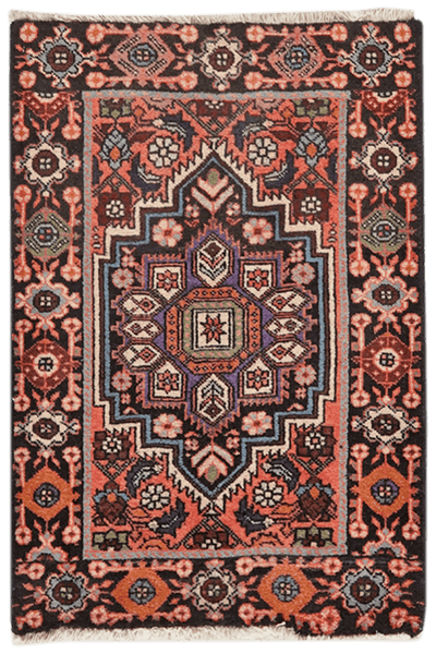 Goltuk — Hand-knotted, 46x66 cm, Red, 100% Virgin Wool | Main view