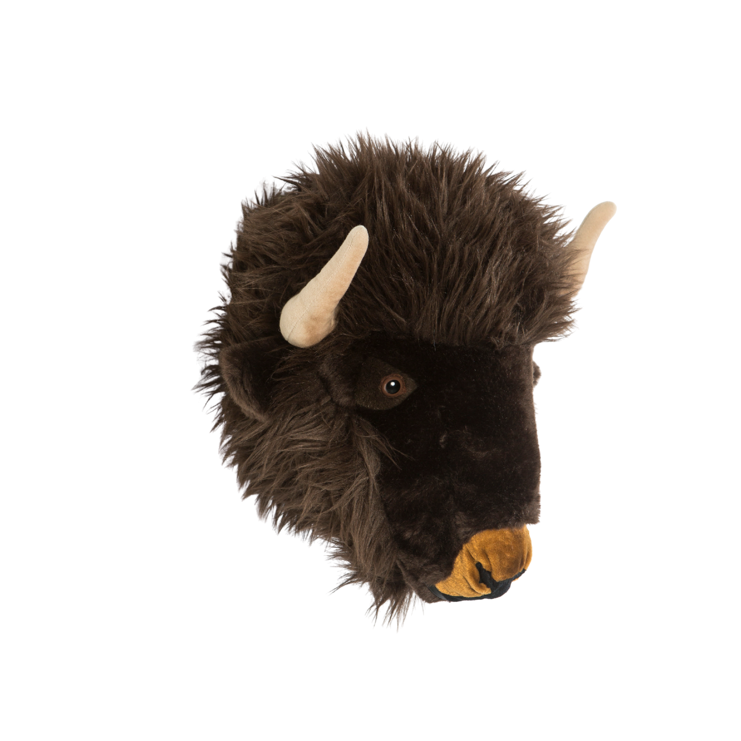 Alex the Bison Wall Mounted Plush Head