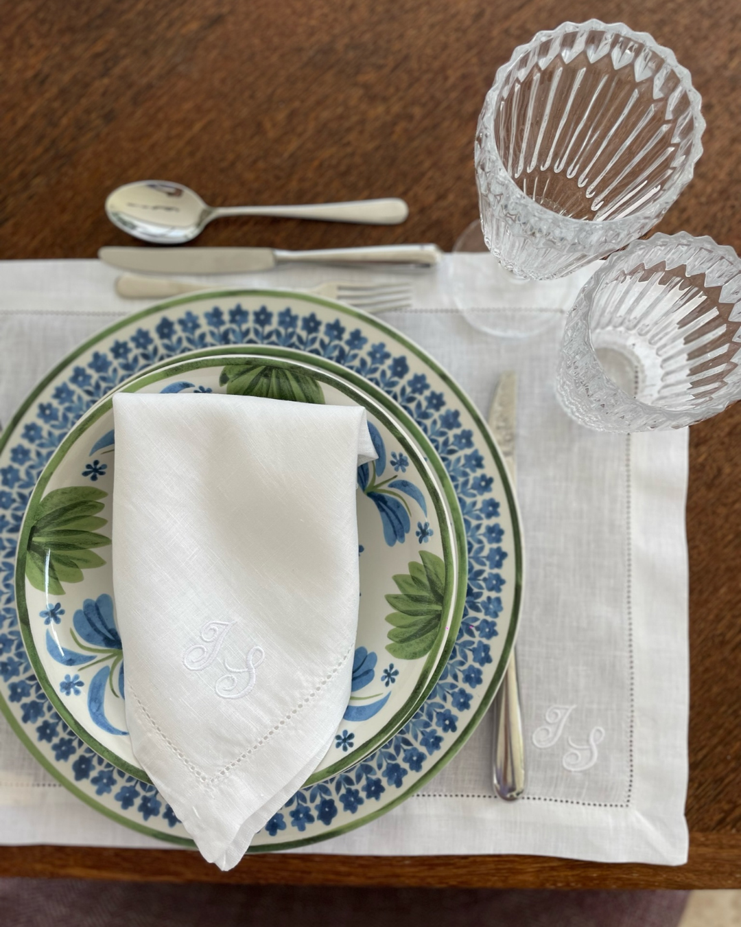 Personalised Openwork Monogram Napkin