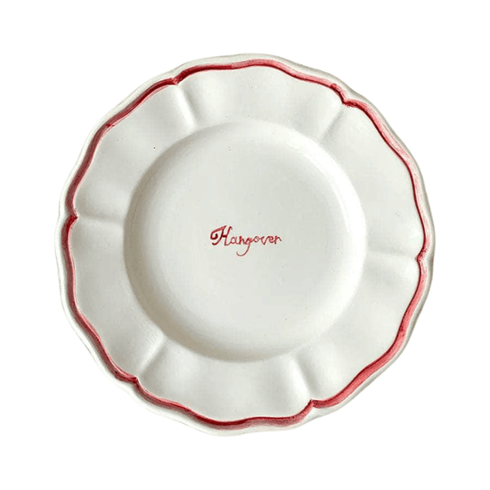 Load image into Gallery viewer, &amp;quot;Hangover&amp;quot; Fil Rouge Plate
