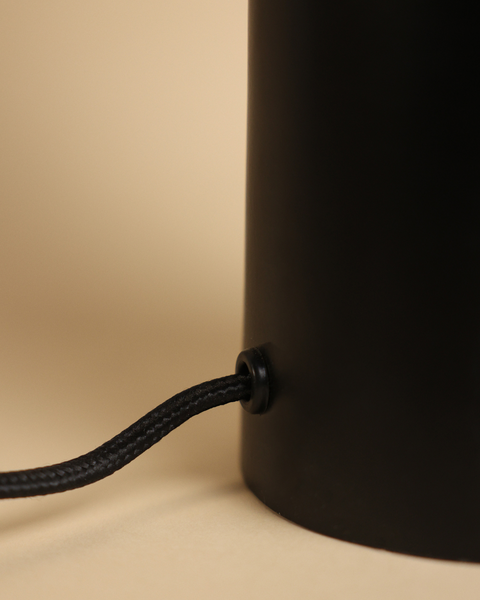 Candeeiro de Mesa Mush, Preto