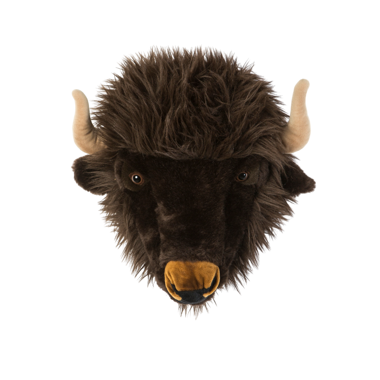 Alex the Bison Wall Mounted Plush Head