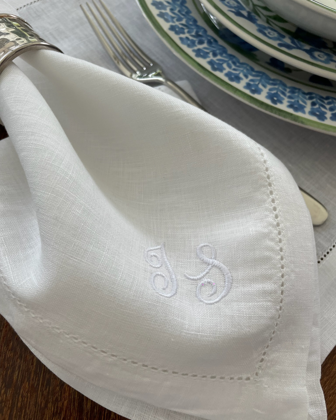 Personalised Openwork Monogram Napkin