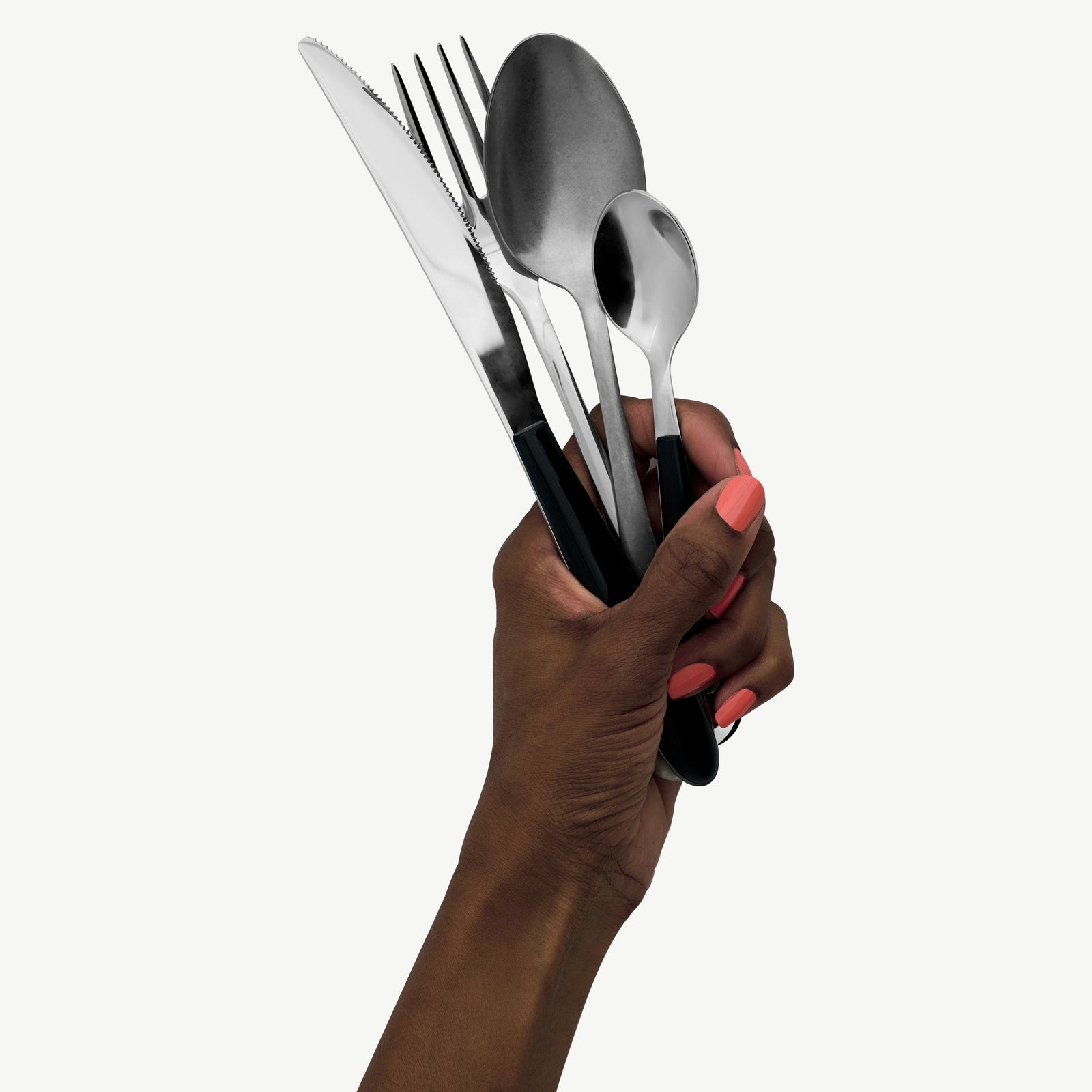 Milano Cutlery Set 16pc, Silver Stainless Steel Polished