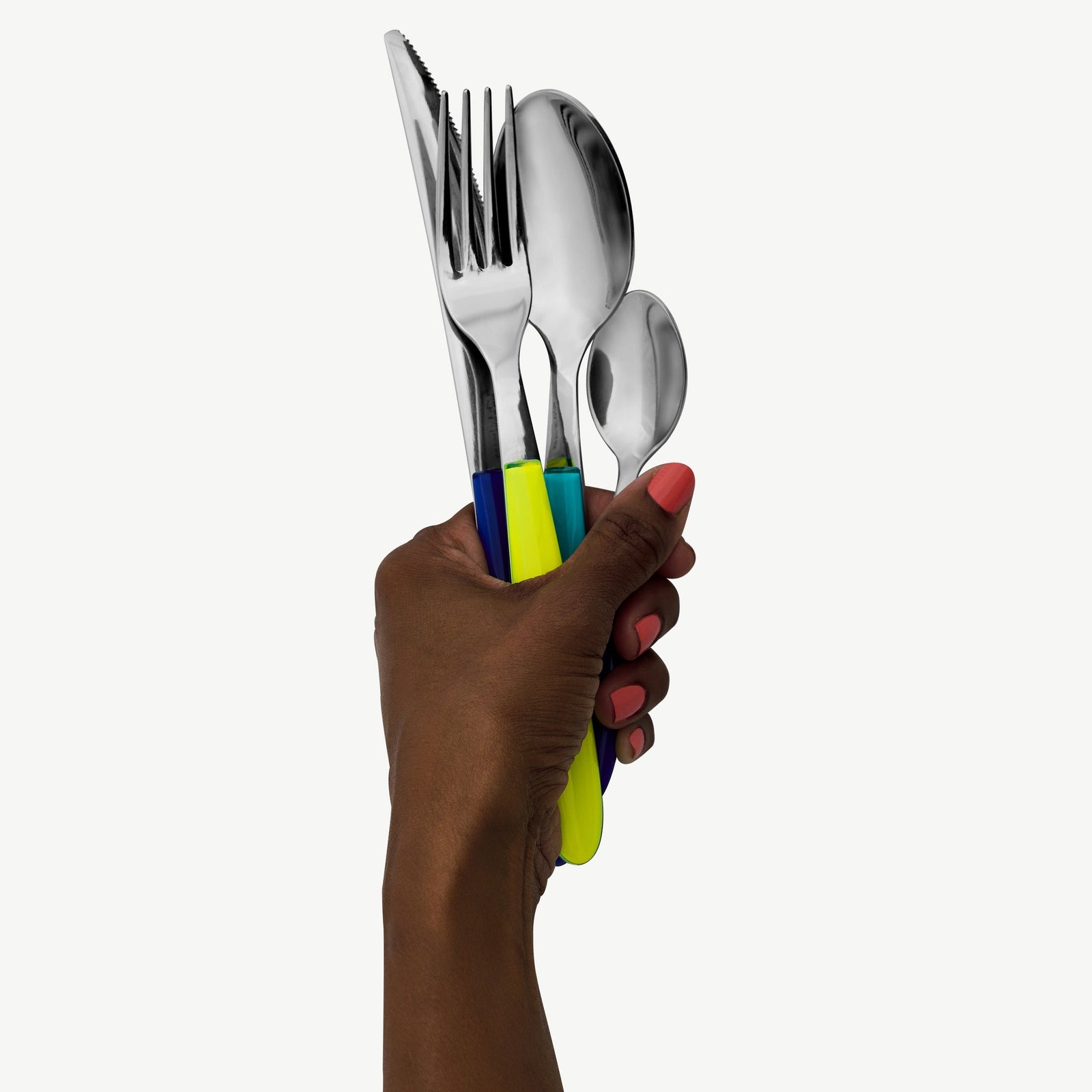 Vero Cutlery Set 16pc, Stainless Steel Black