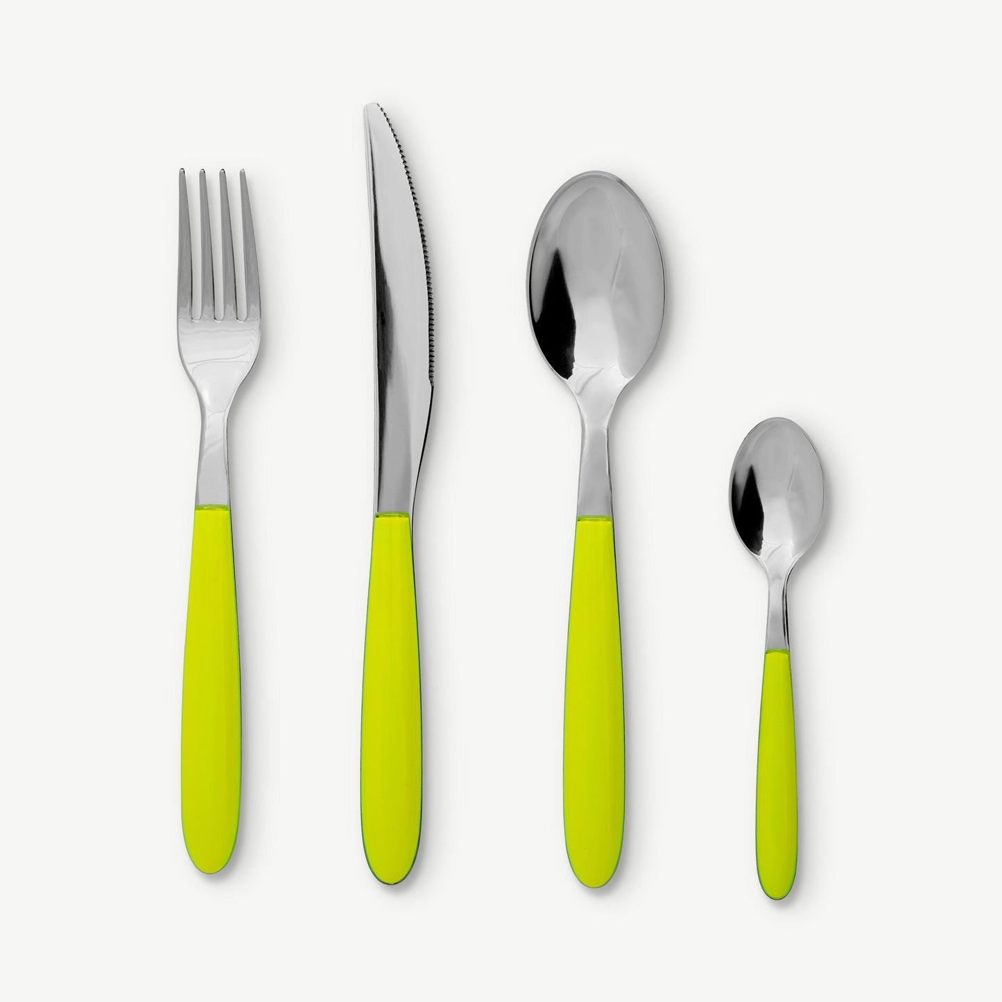 Vero Cutlery Set 16pc, Stainless Steel Yellow