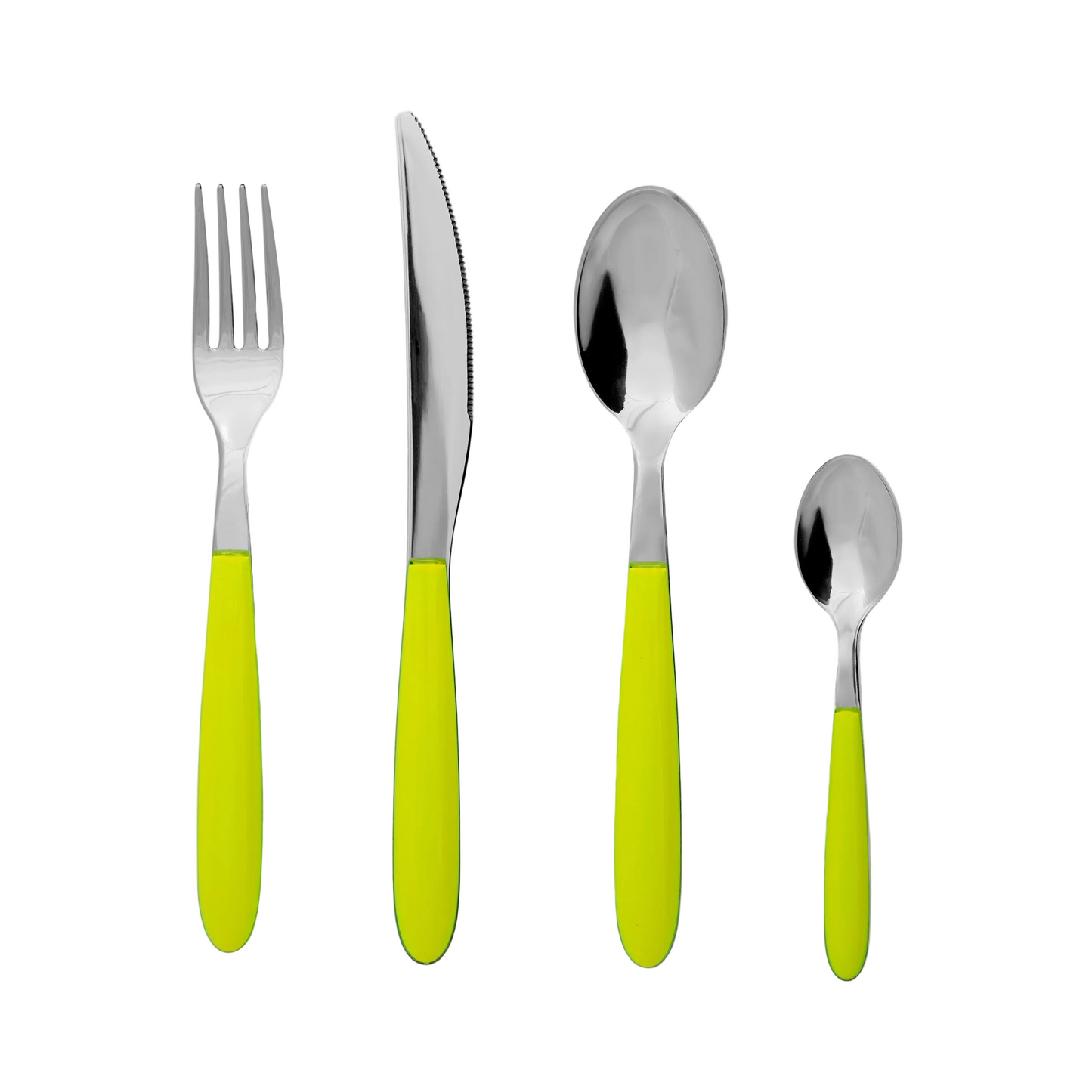 Vero Cutlery Set 16pc, Stainless Steel Yellow