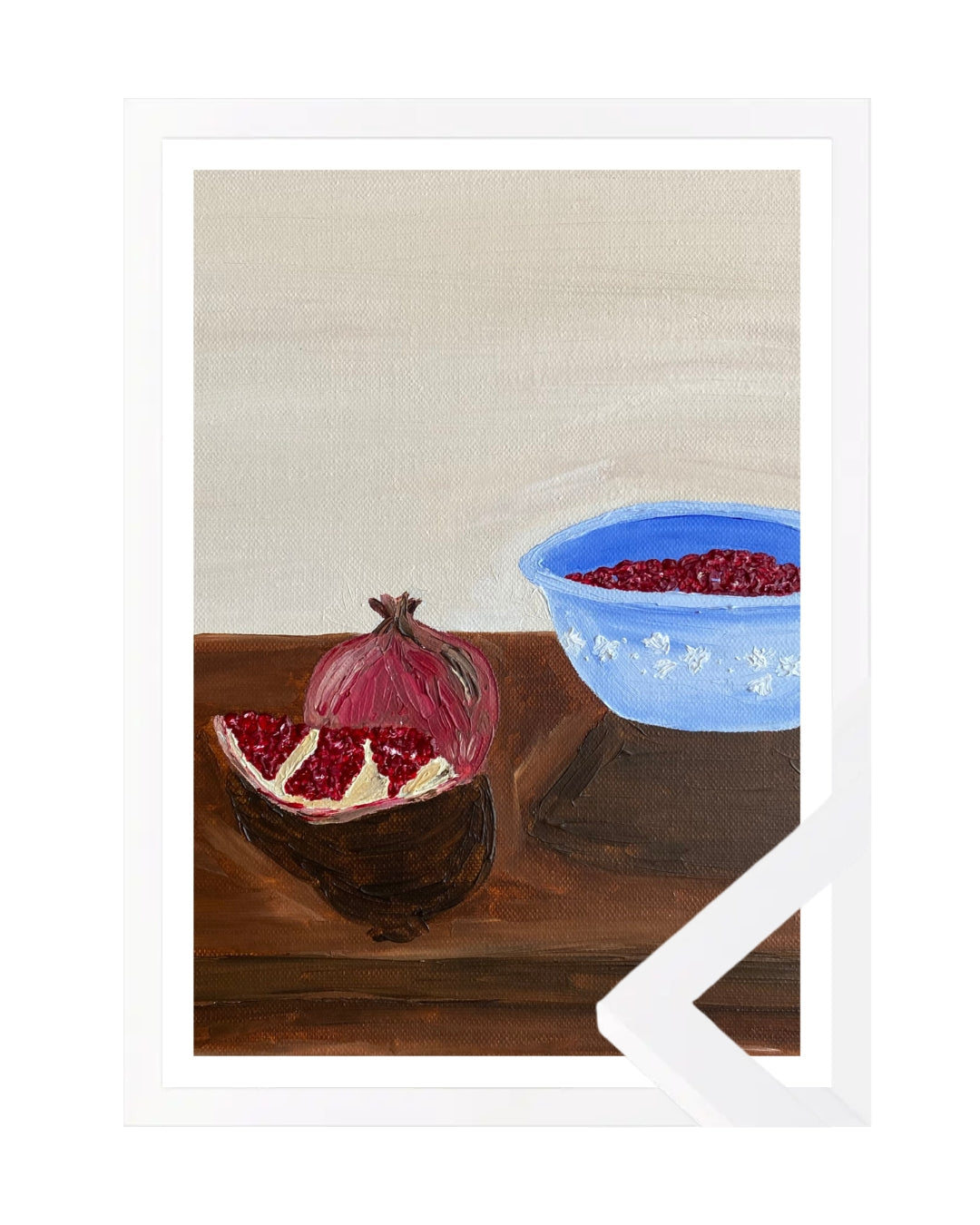 Peeled Pomegranate Fine Art Print