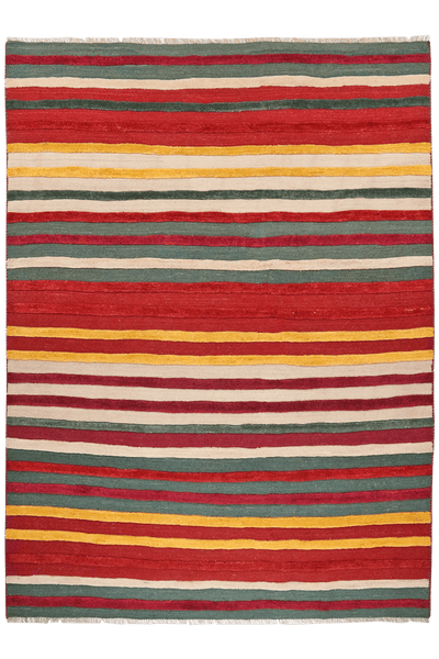 Kelim Gabbeh — Handmade, 208x280 cm, Multicolor, 100% Virgin Wool | Main view
