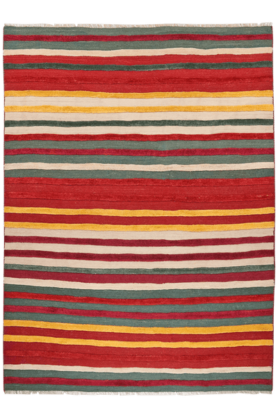 Kelim Gabbeh — Handmade, 208x280 cm, Multicolor, 100% Virgin Wool | Main view