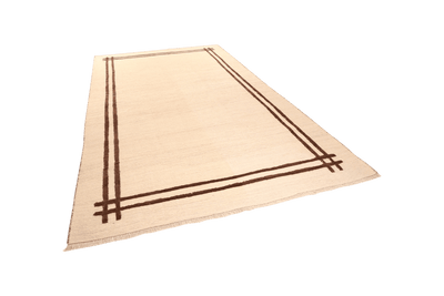 Kelim Gashgai — Handmade, 202x284 cm, Beige, 100% Virgin Wool | View 5