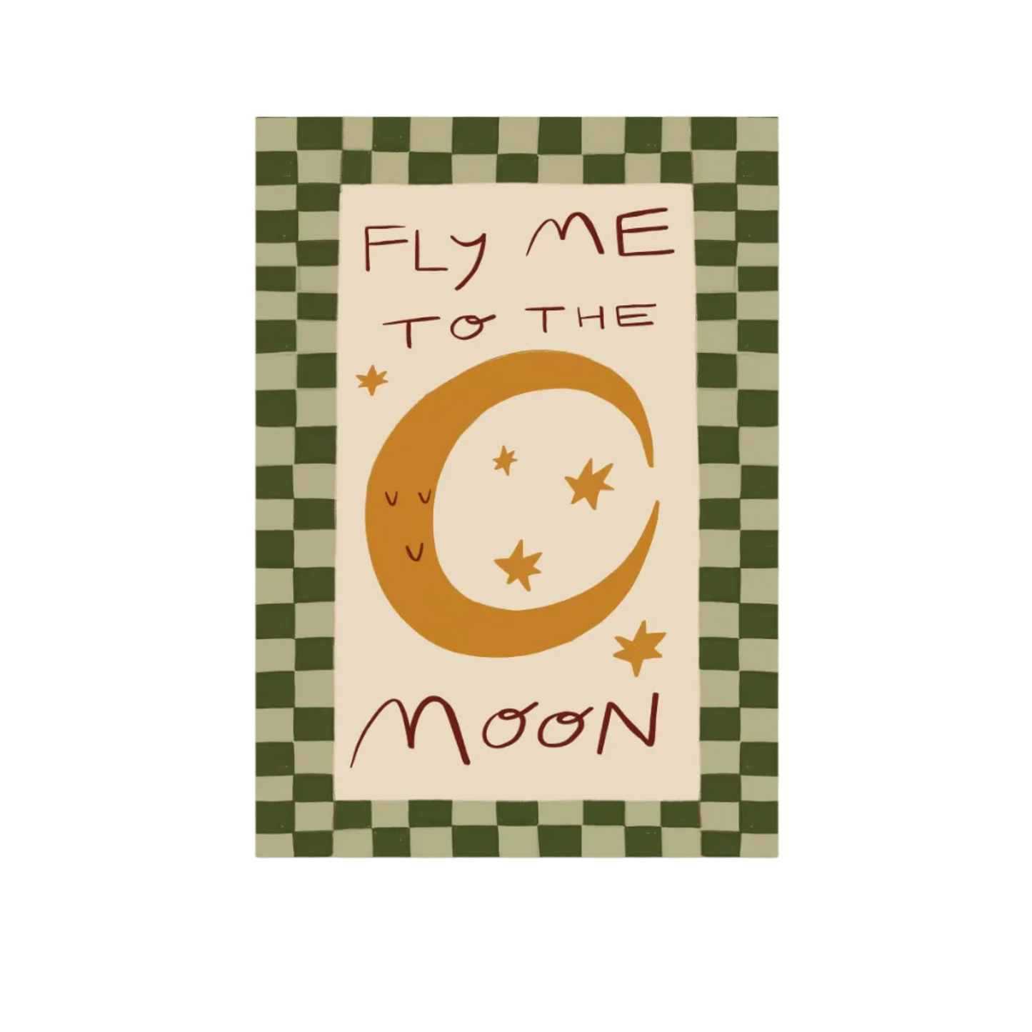 Fly Me To The Moon | Nursery Print | UNFRAMED
