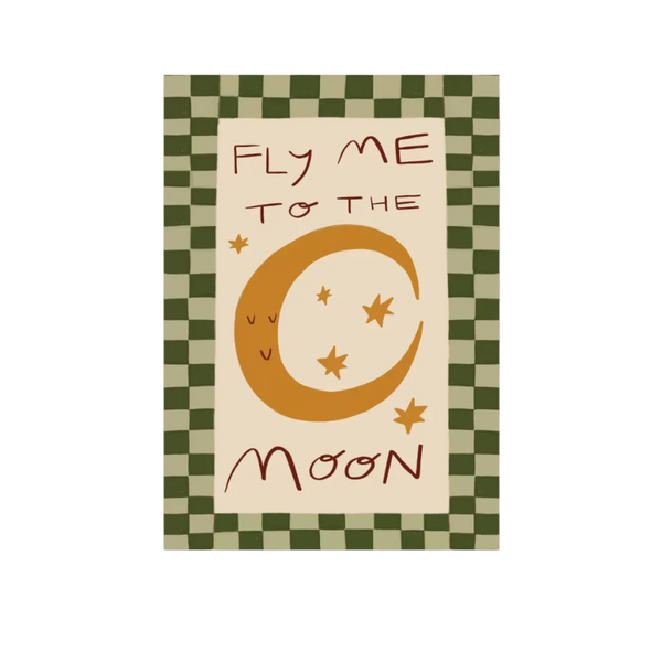 Fly Me To The Moon | Nursery Print | UNFRAMED
