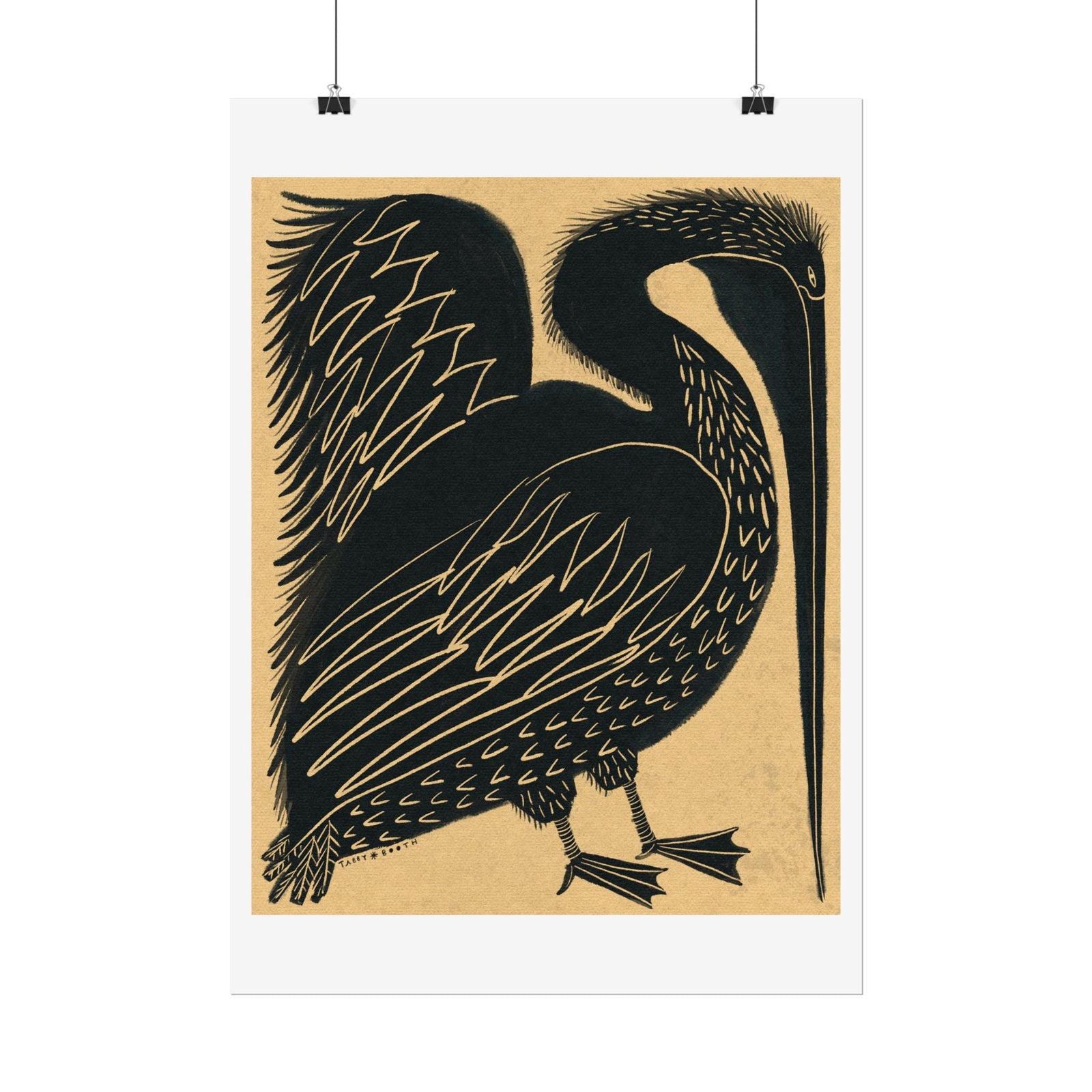 Tabby Booth PELICAN Fine Art Print