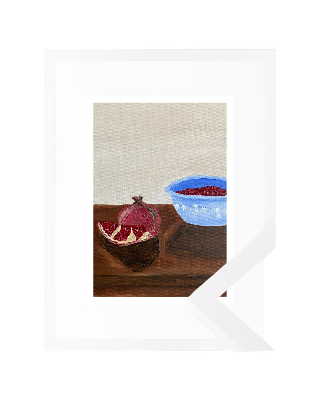 Peeled Pomegranate Fine Art Print