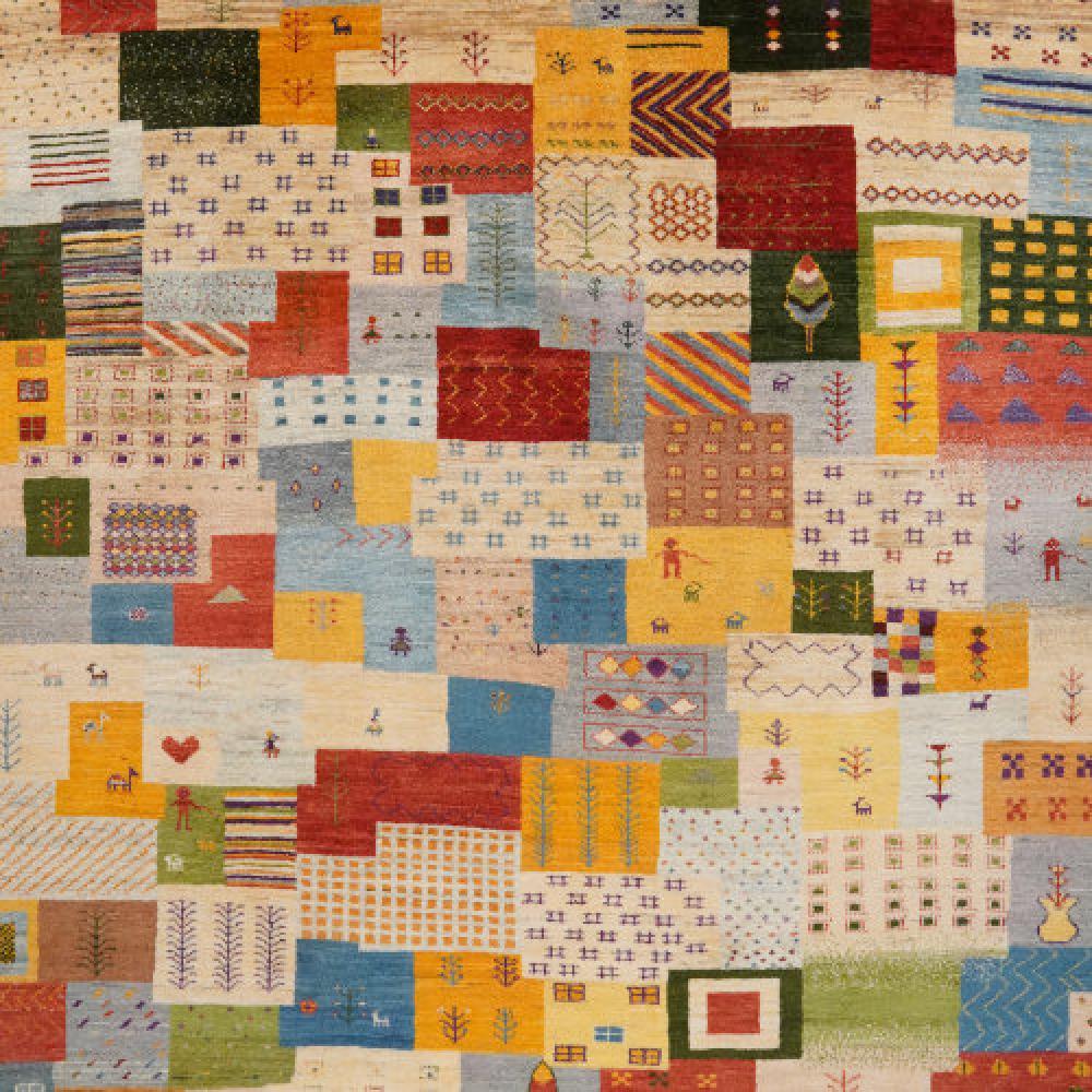 Rizbaf — Hand-knotted, 205x304 cm, Multicolor, 100% Virgin Wool | View 4