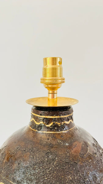 Antique Studio Pottery Lamp