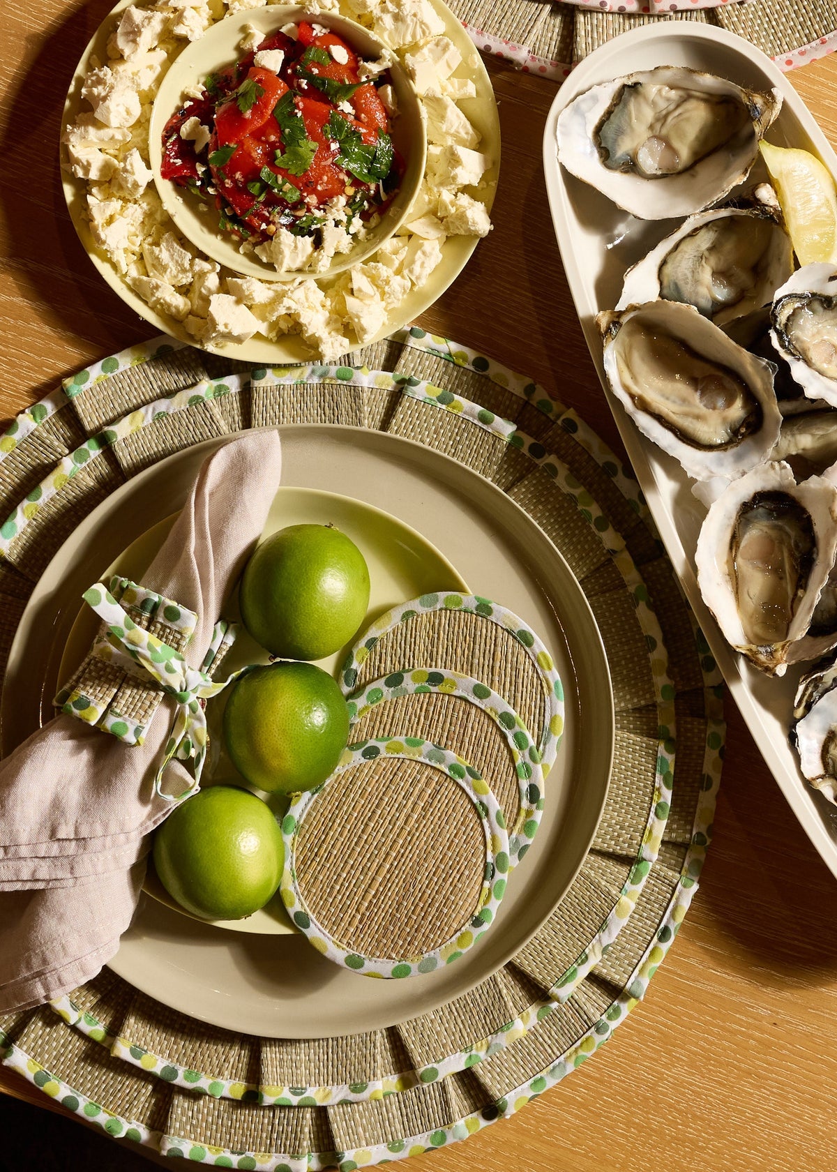 St Lucia The Social Set Coasters - Set Of 4