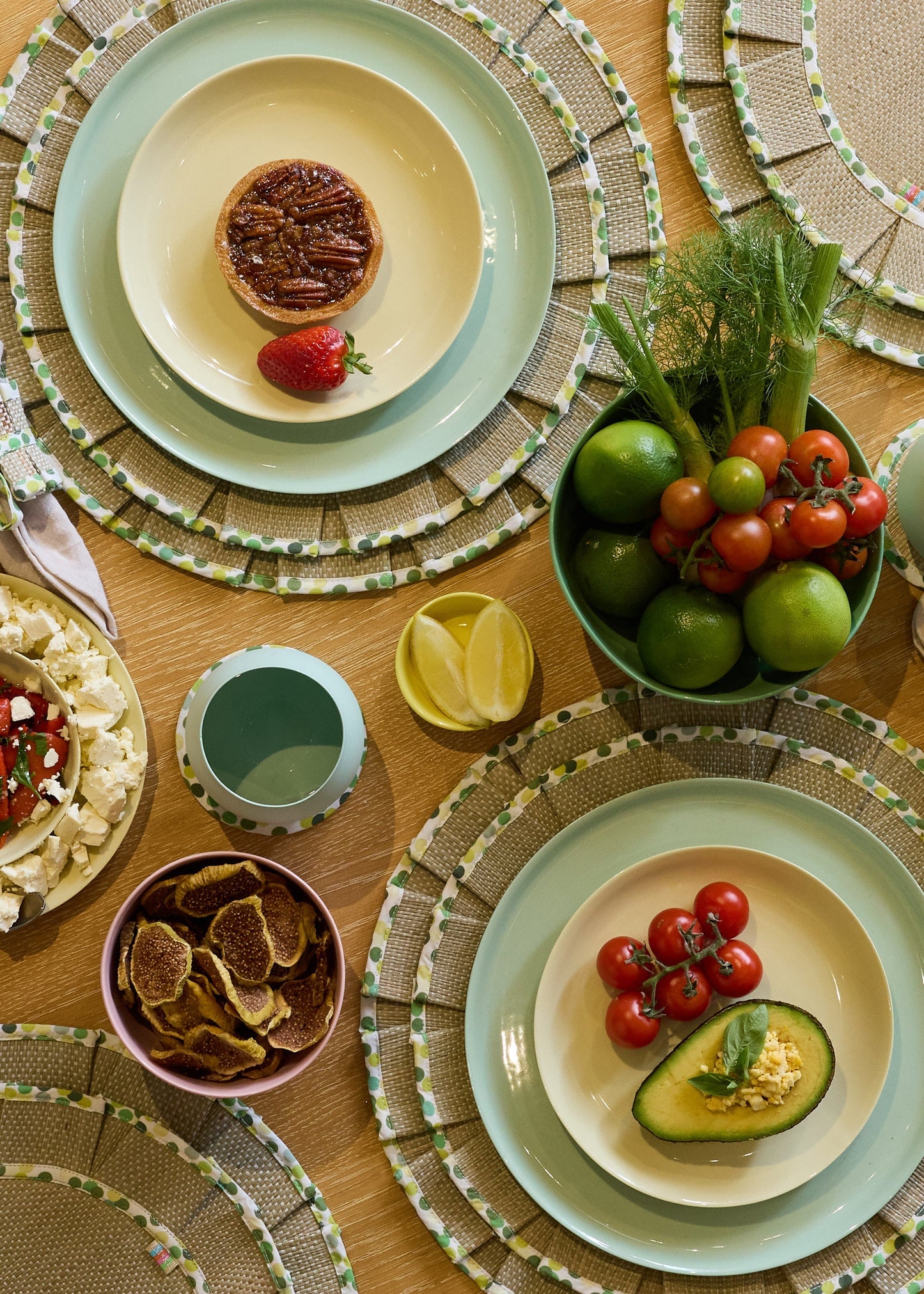 St Lucia The Social Set Placemats - Large - Set Of 4