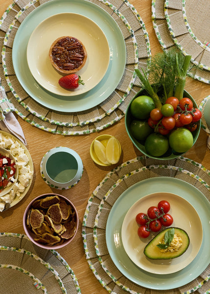 St Lucia The Social Set Placemats - Medium - Set Of 4