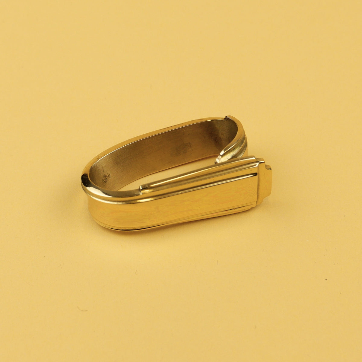 Brass Napkin Ring Art Deco (Set of 4)
