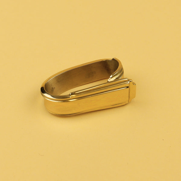 Brass Napkin Ring Art Deco (Set of 4)