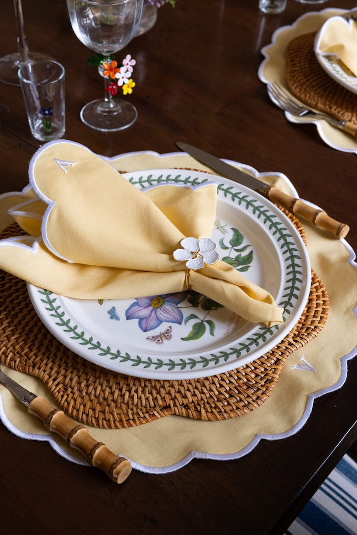 Snow Flower Napkin Ring
