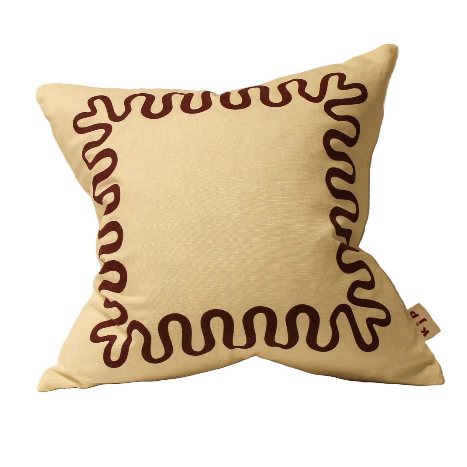 Pillow / Meander / Coffee + Milk