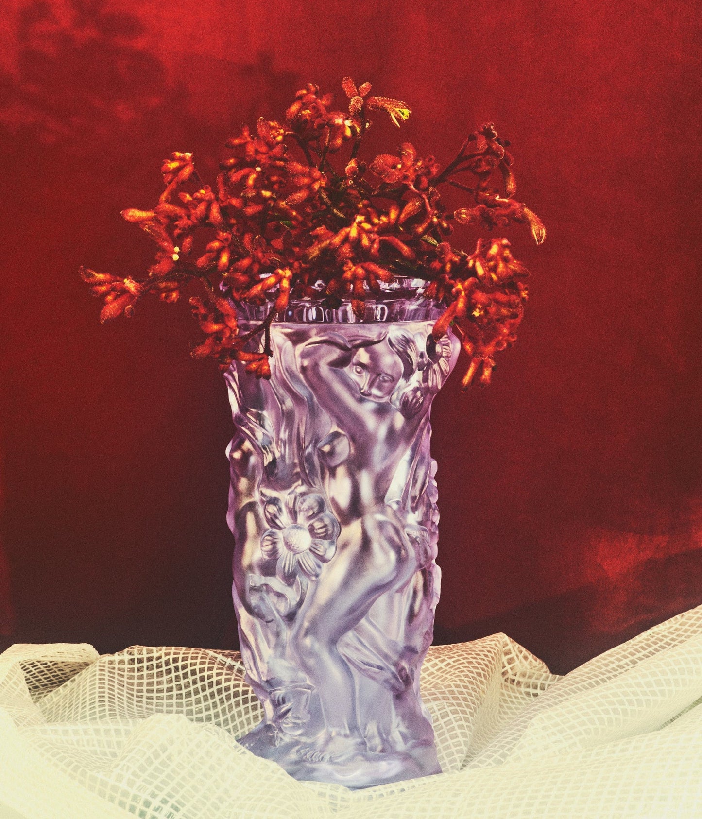 Michael Vase Wisteria Large