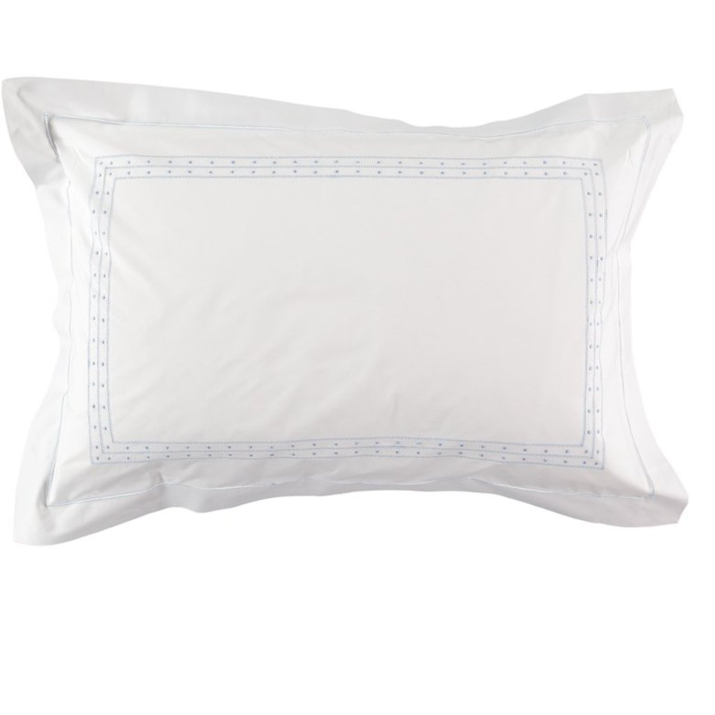 Blue Matilda Square Pillowcase