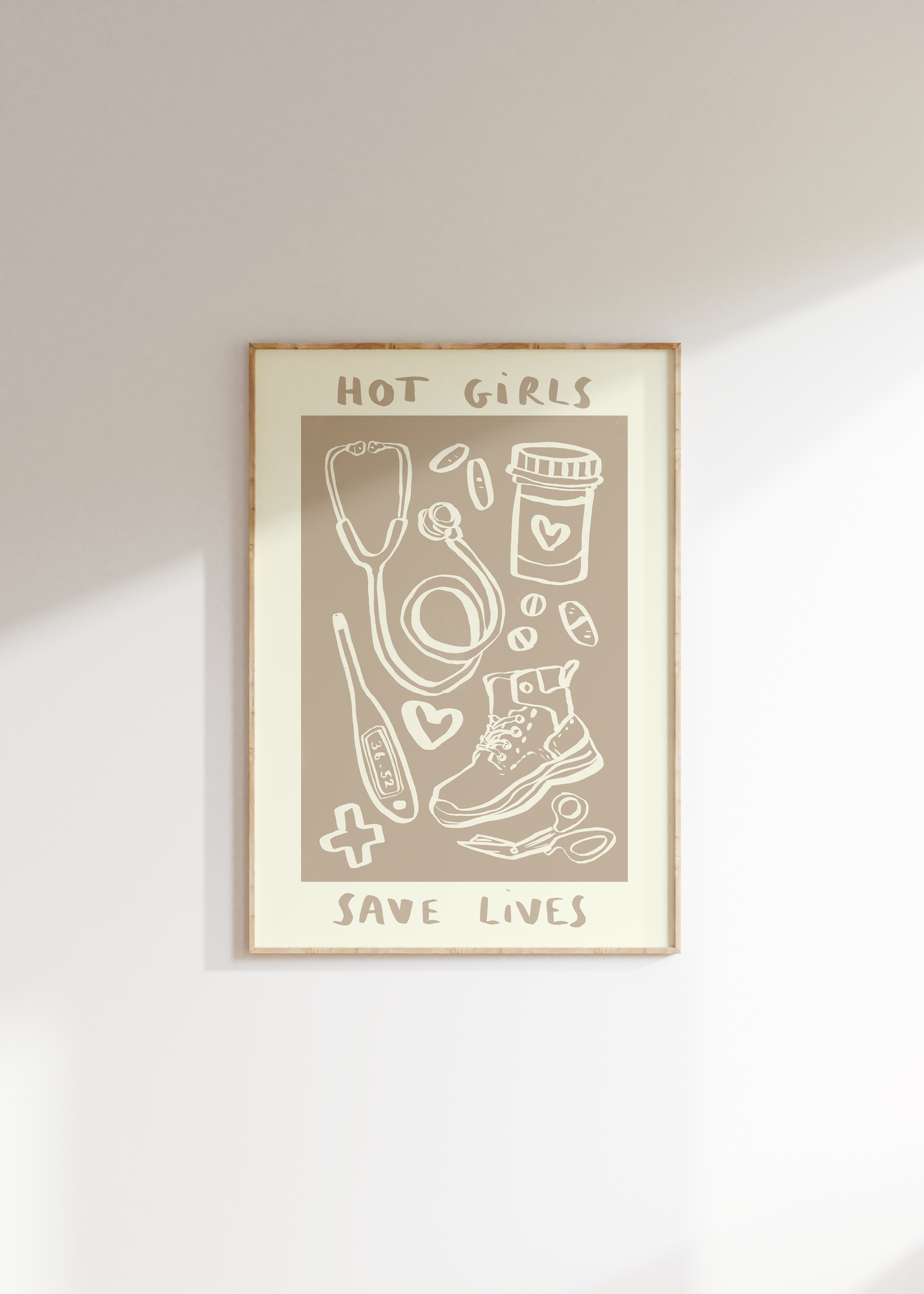 Hot Girls / Boys Save Lives - Paramedics Print