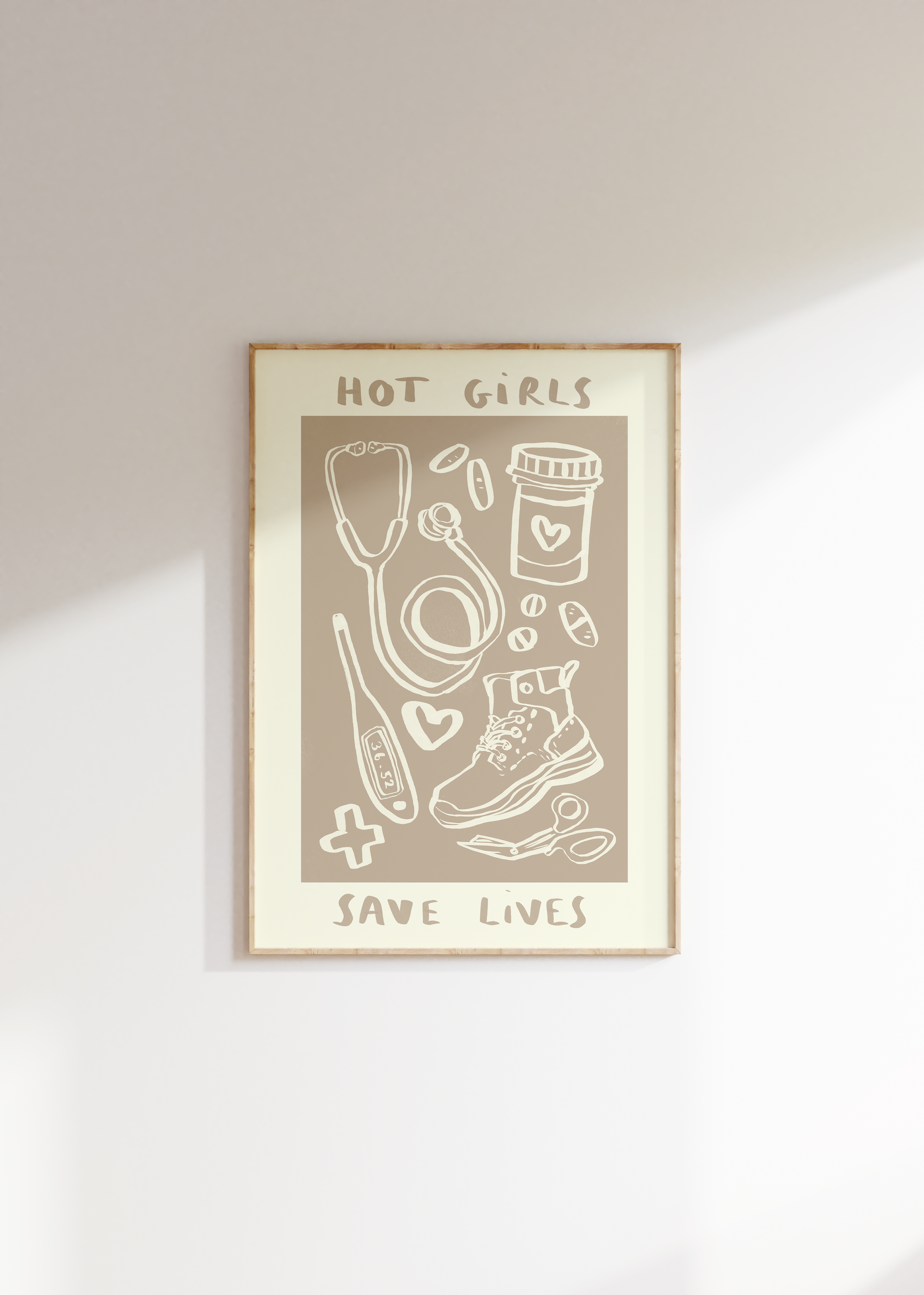 Hot Girls / Boys Save Lives - Paramedics Print