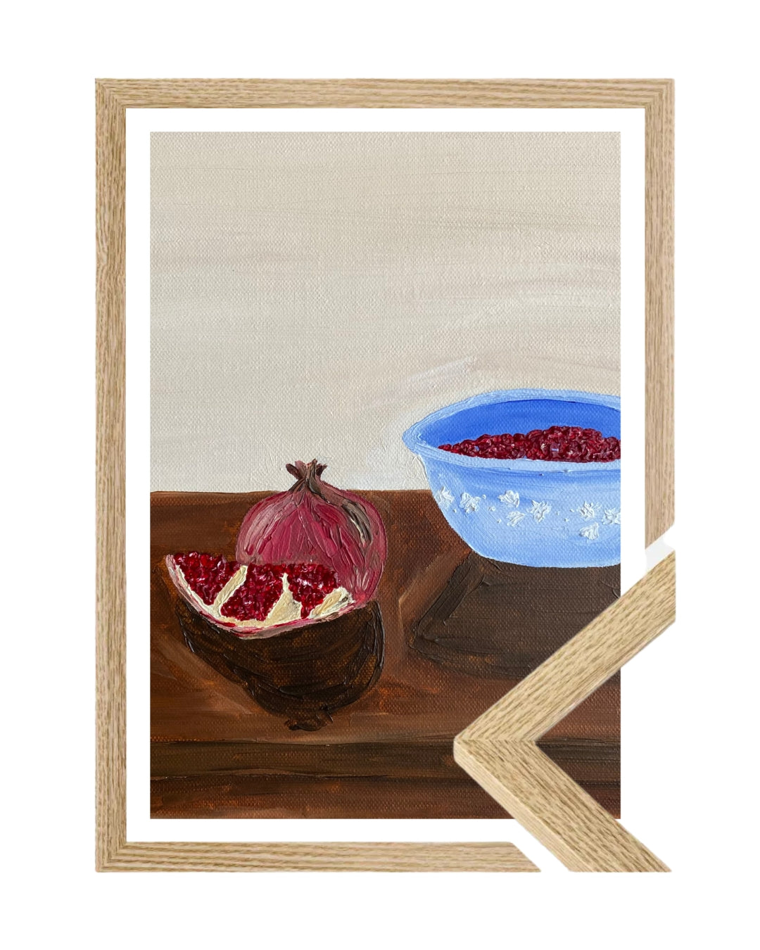 Peeled Pomegranate Fine Art Print