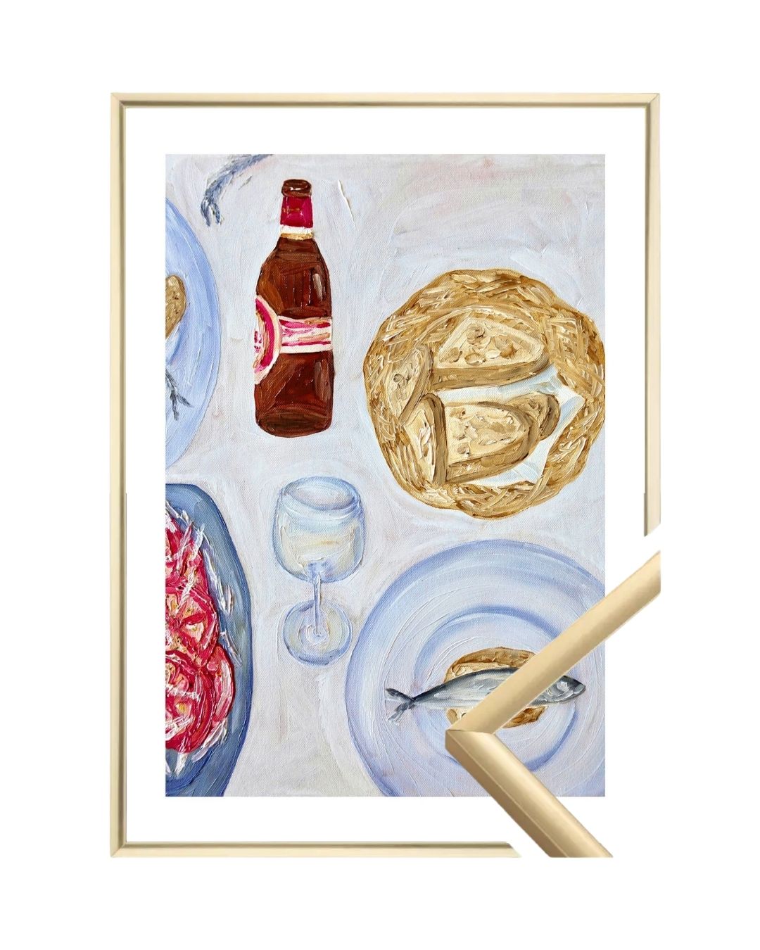 A Little Table in the Shade I Fine Art Print