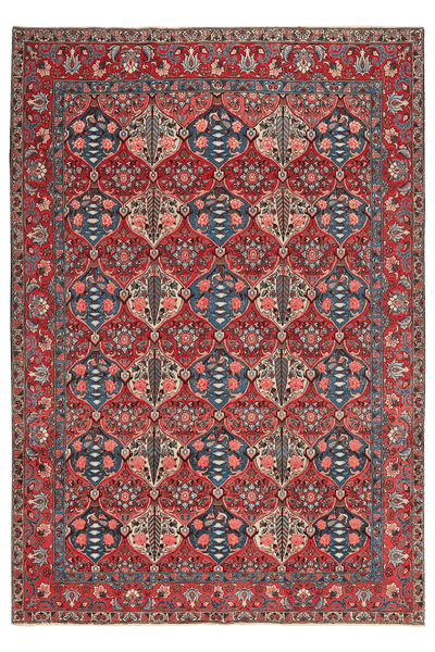 Bakhtiar — Hand-knotted, 206x303 cm, Multicolor, 100% Virgin Wool | Main view