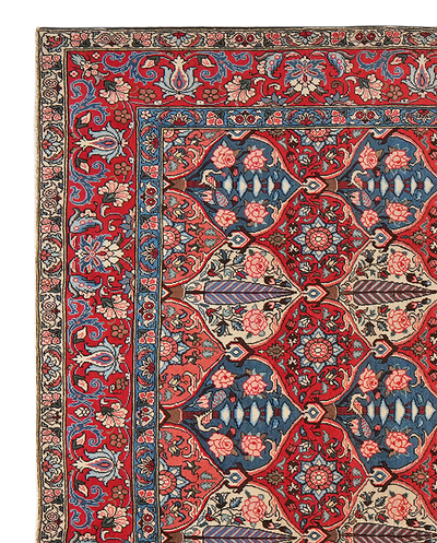 Bakhtiar — Hand-knotted, 206x303 cm, Multicolor, 100% Virgin Wool | View 3