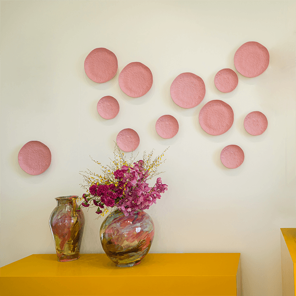 Crockery Pink was an addition to Max Lambs Crockery collections, injecting a fun colour to the black and white palette
