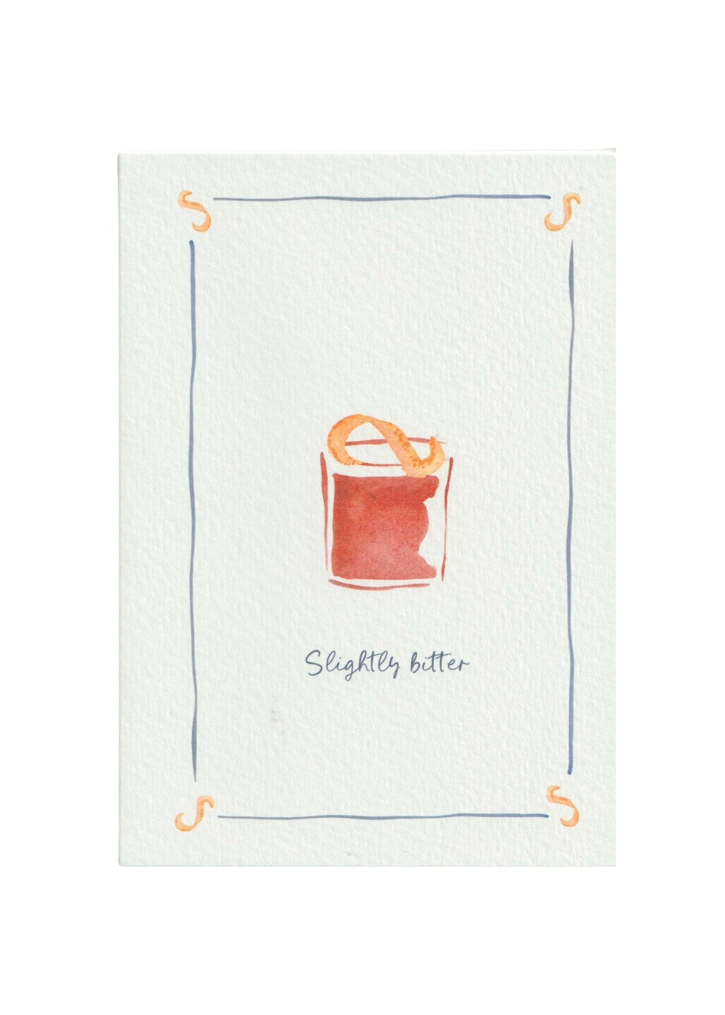 Slightly Bitter Greetings Card