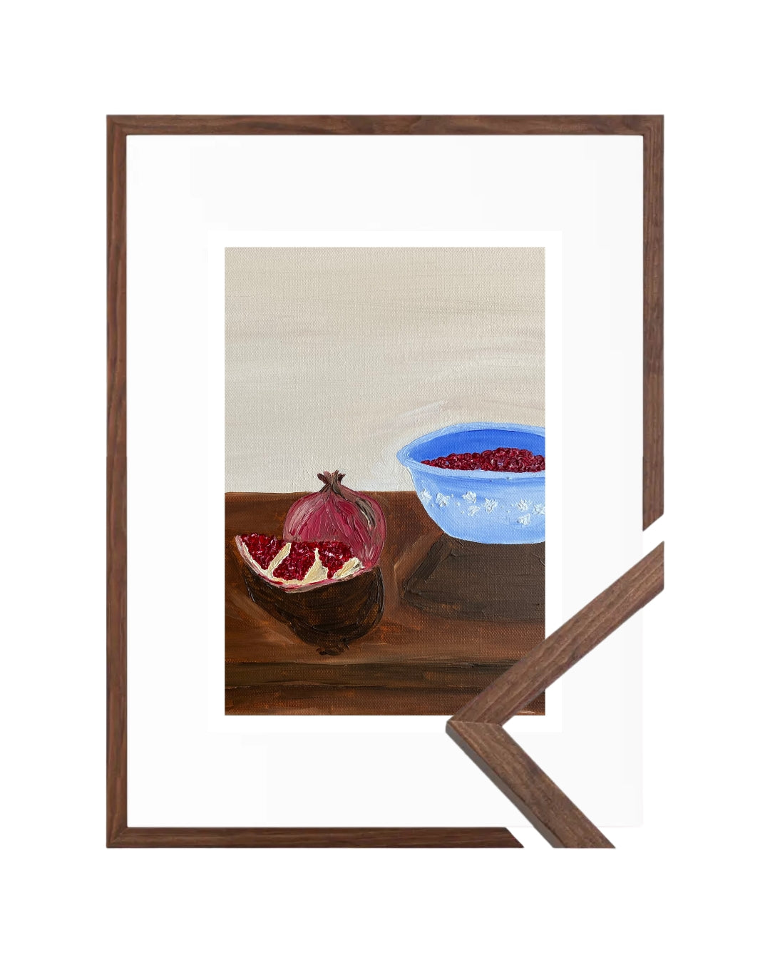 Peeled Pomegranate Fine Art Print