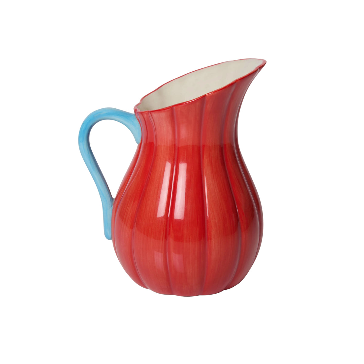 Jug - Cherry Red and Sky Blue