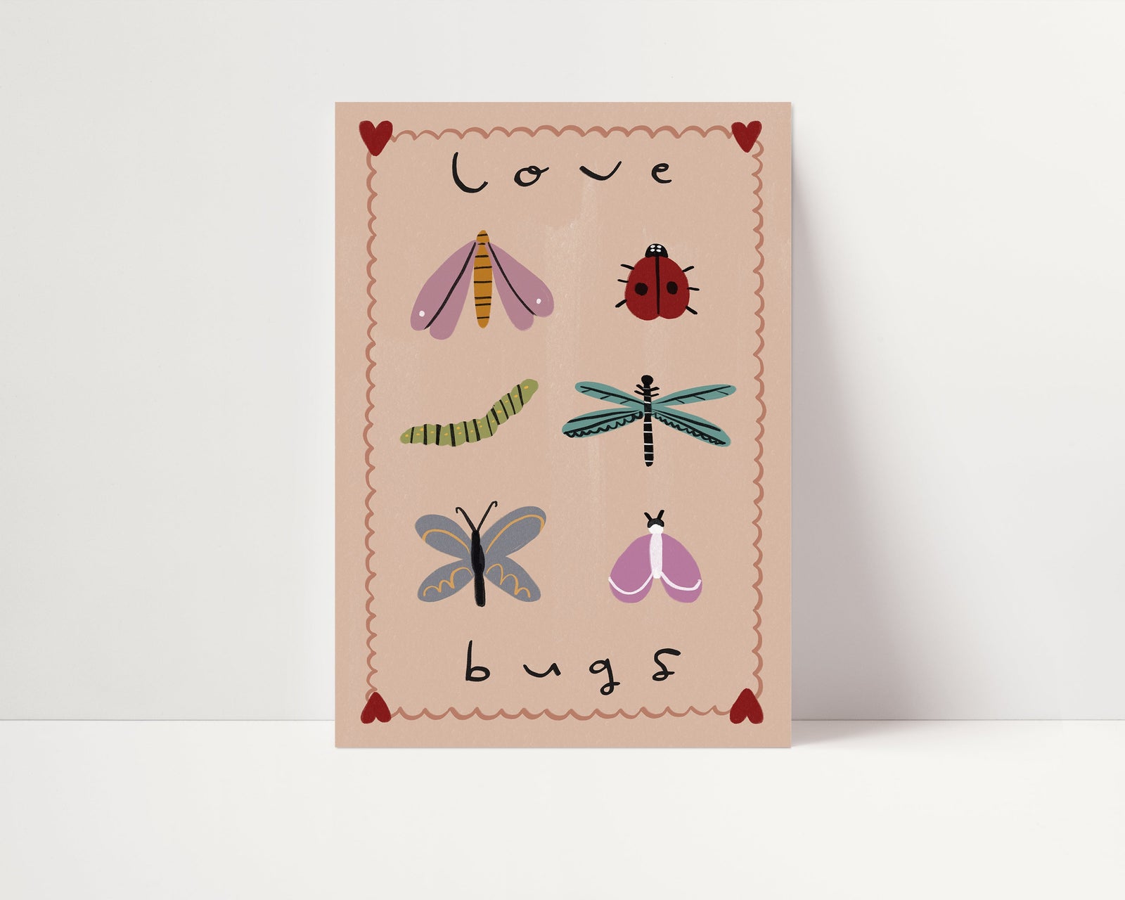 Love Bugs | Nursery Print | UNFRAMED