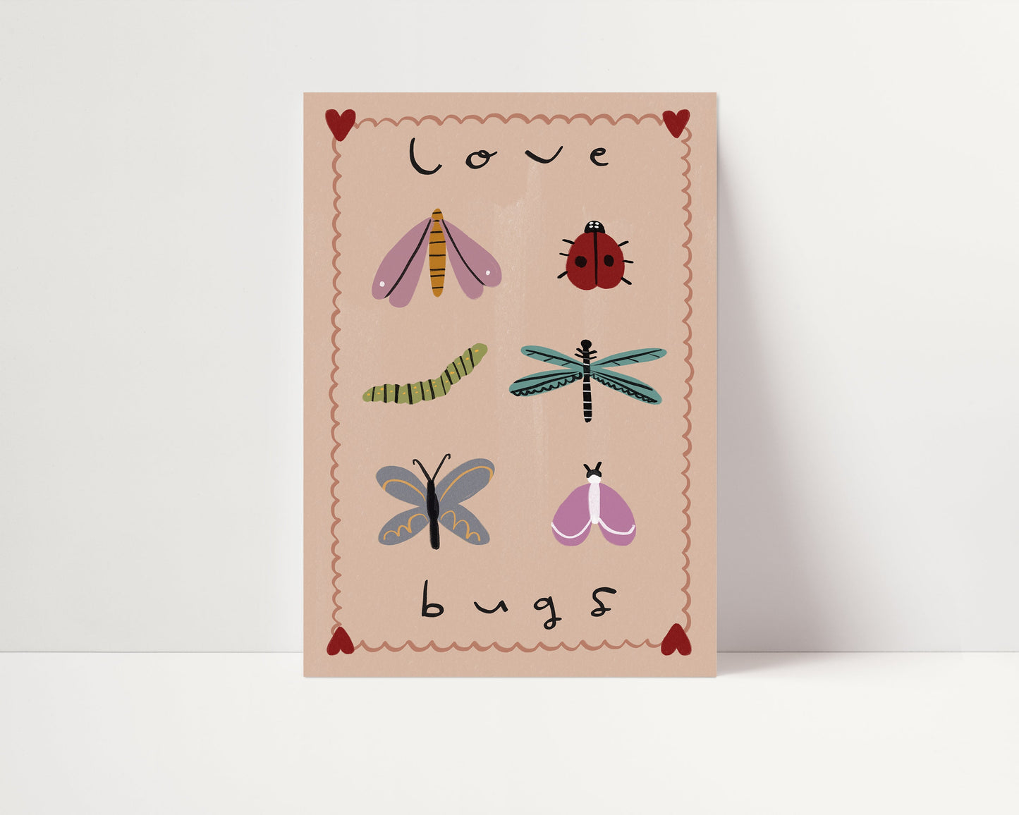Love Bugs | Nursery Print | UNFRAMED