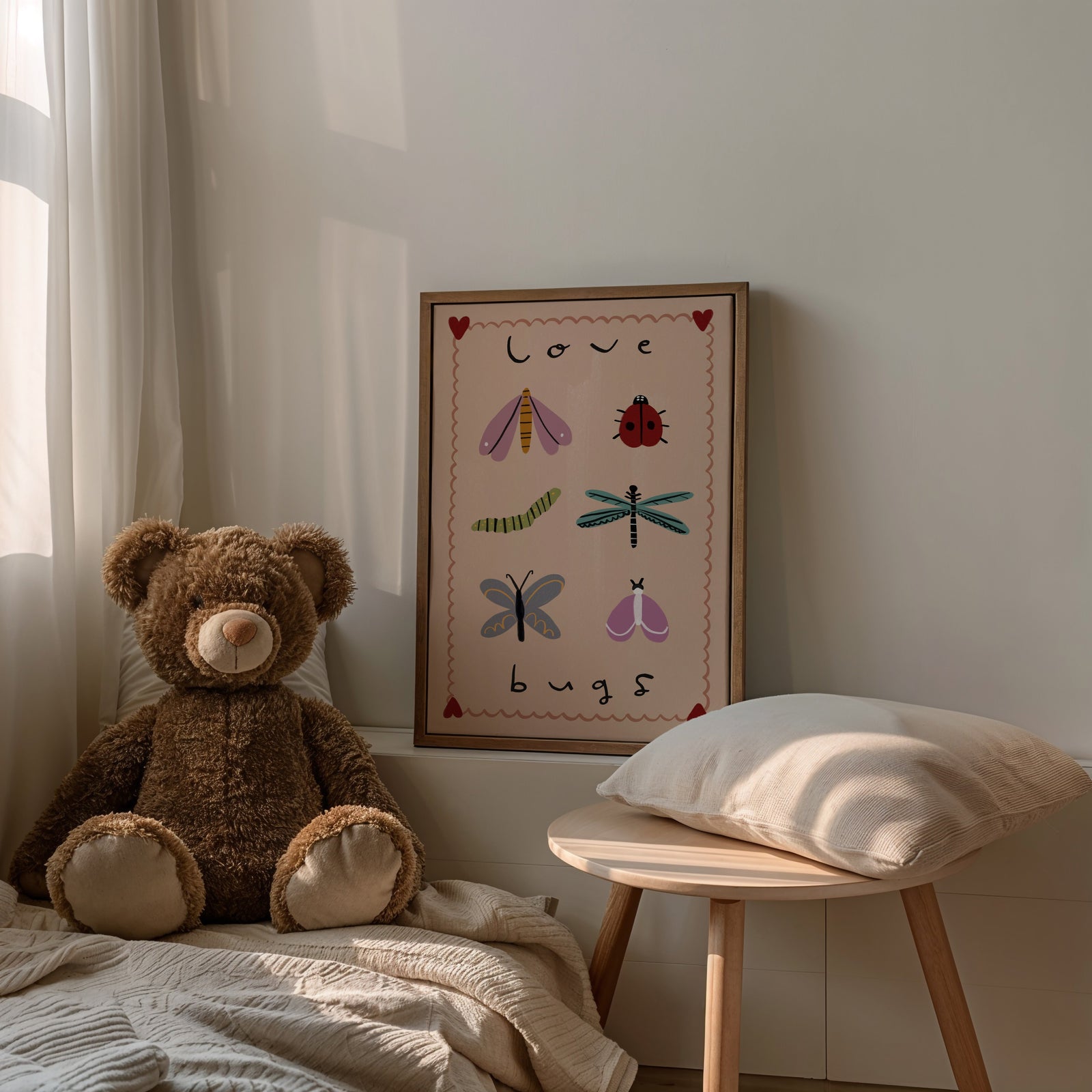 Love Bugs | Nursery Print | UNFRAMED