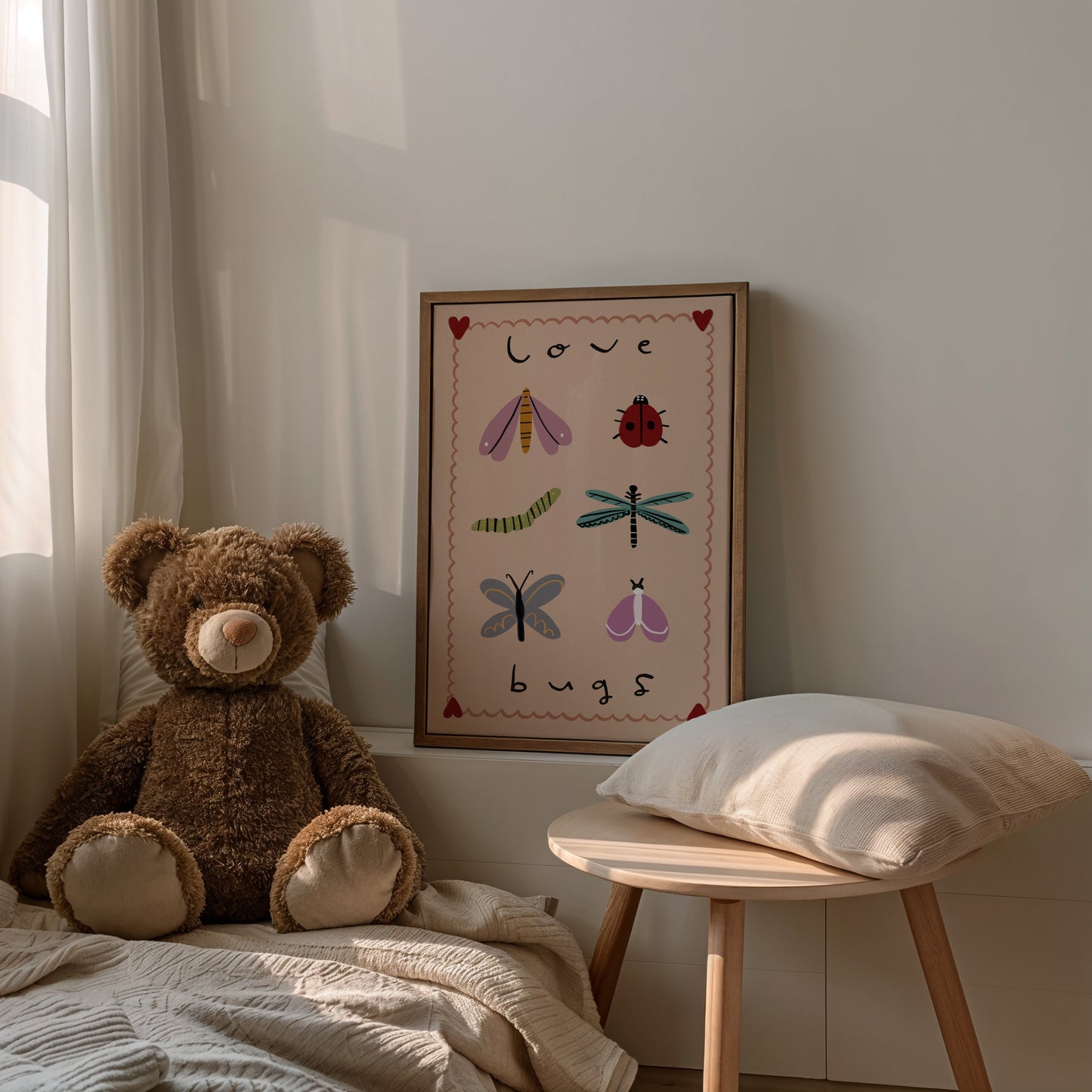 Love Bugs | Nursery Print | UNFRAMED