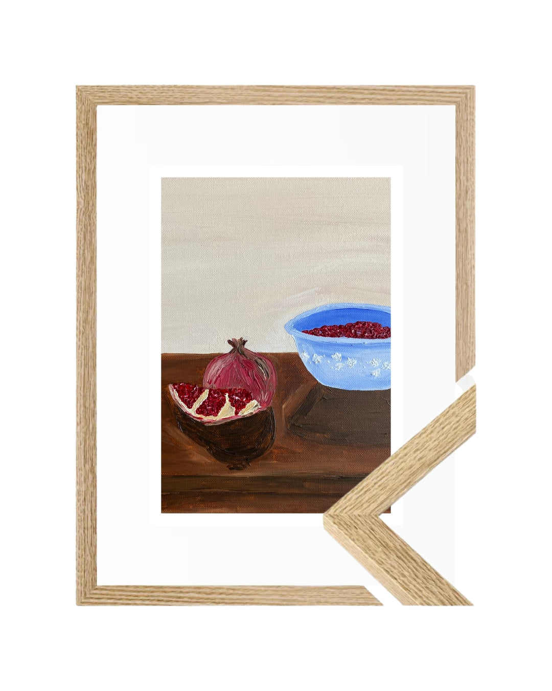Peeled Pomegranate Fine Art Print