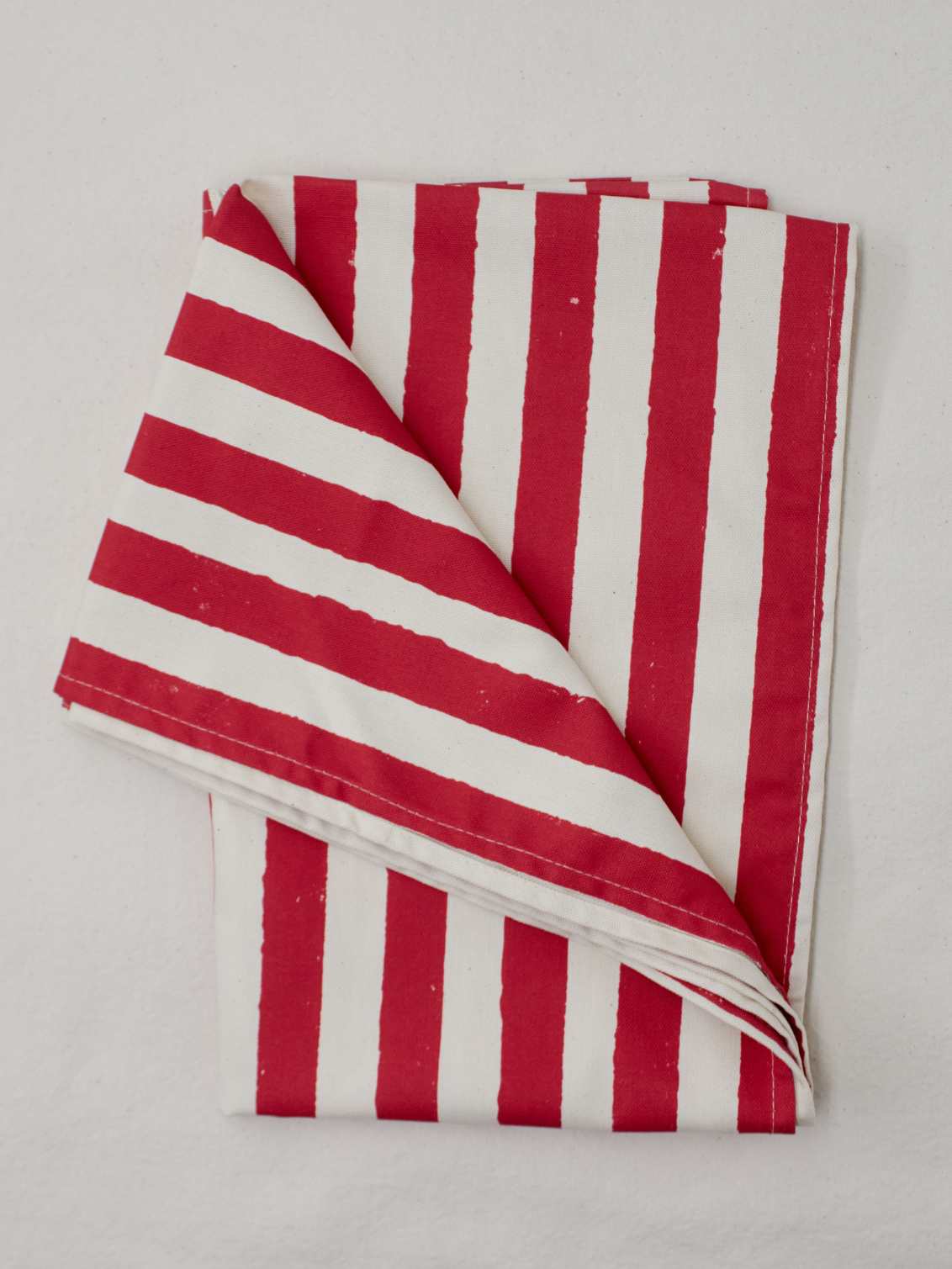 Christmas Red Stripe Table Runner